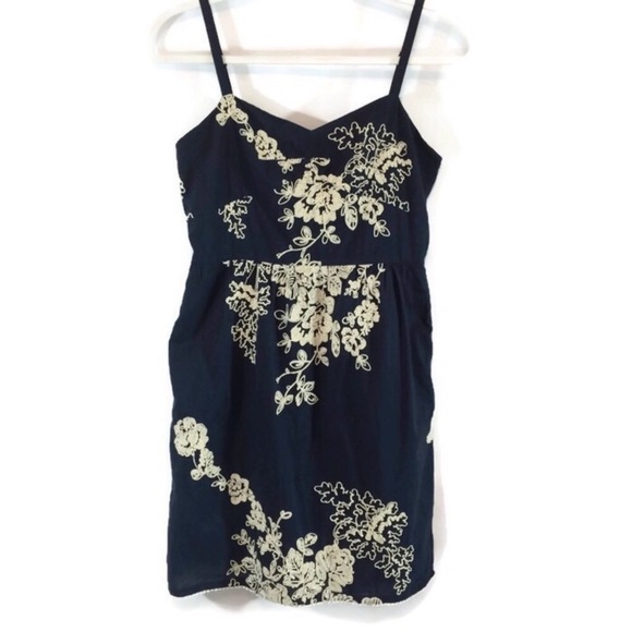 J. Crew sundress size 6 navy. - Picture 3 of 7